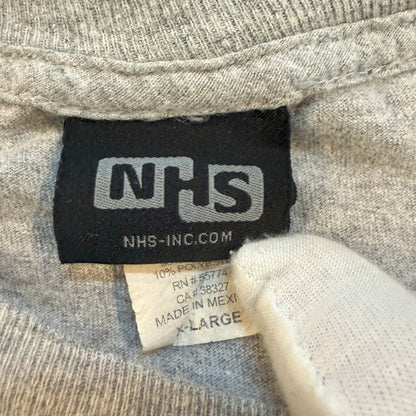 【INDEPENDENT】インディペンデント 変形ロゴプリントTシャツ（グレー）/ 90s / NHSタグ / XL