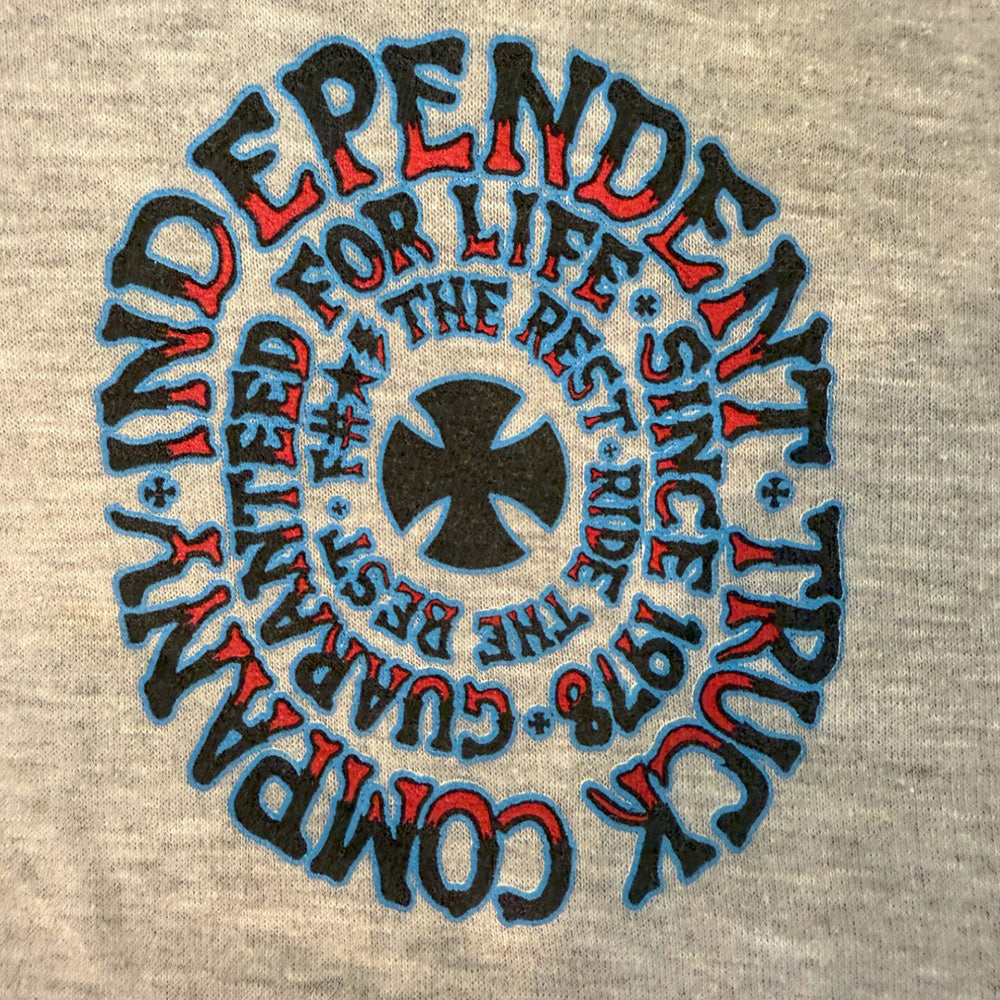 [INDEPENDENT] Independent Vulture Back Print Hoodie (Gray) / L