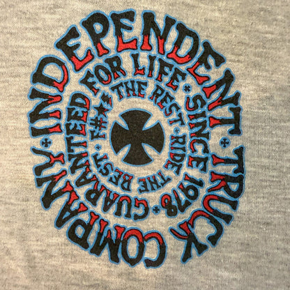 [INDEPENDENT] Independent Vulture Back Print Hoodie (Gray) / L