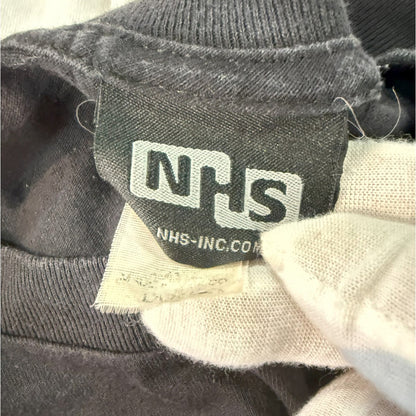 【INDEPENDENT】インディペンデント 縦ネームロゴプリントTシャツ ブラック 90’s NHSタグ  L