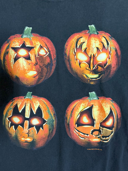 【KISS】キッス / ハロウィン パンプキンズ 2000年ツアーTシャツ（ブラック）/ XL