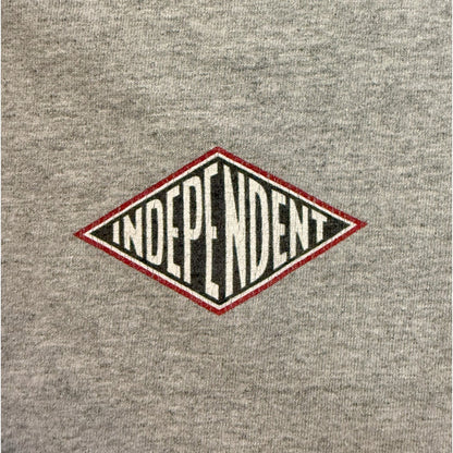 [INDEPENDENT] Independent Logo Print T-Shirt (Gray) / 90's / L