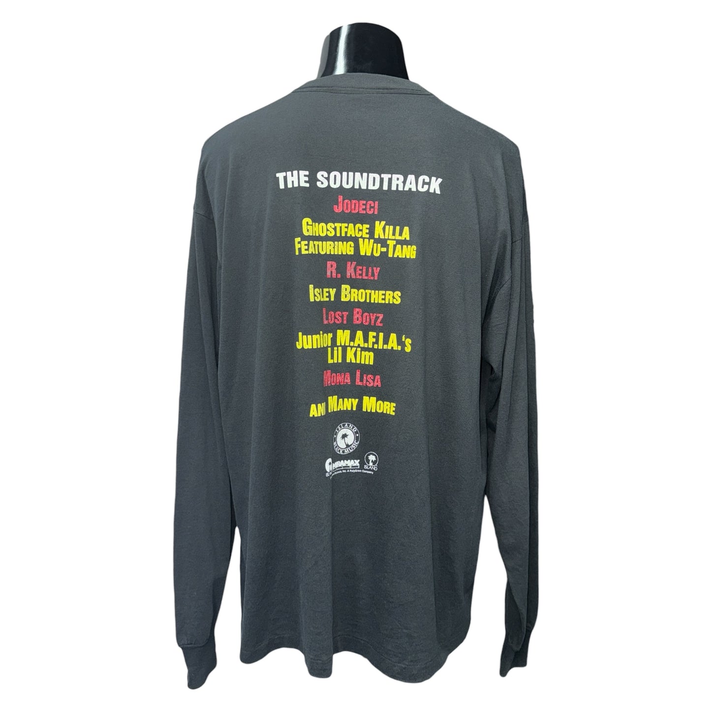 【DON'T BE A MENACE】ドント・ビー・ア・メナス "THE SOUNDTRACK" 1995コピーライト 90's Vintage MovieロングスリーブTシャツ
