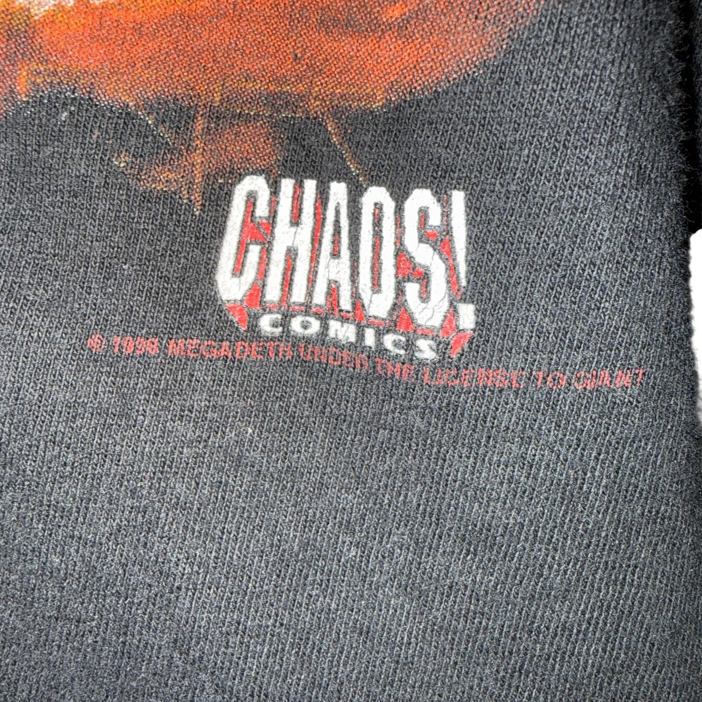 【MEGADETH】メガデス "CHAOS! COMICS" 90's Vintage ロングスリーブ Tシャツ