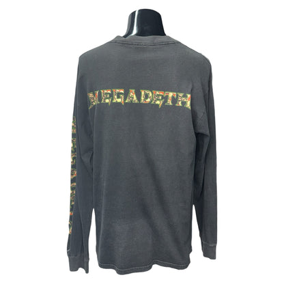 【MEGADETH】メガデス "CHAOS! COMICS" 90's Vintage ロングスリーブ Tシャツ