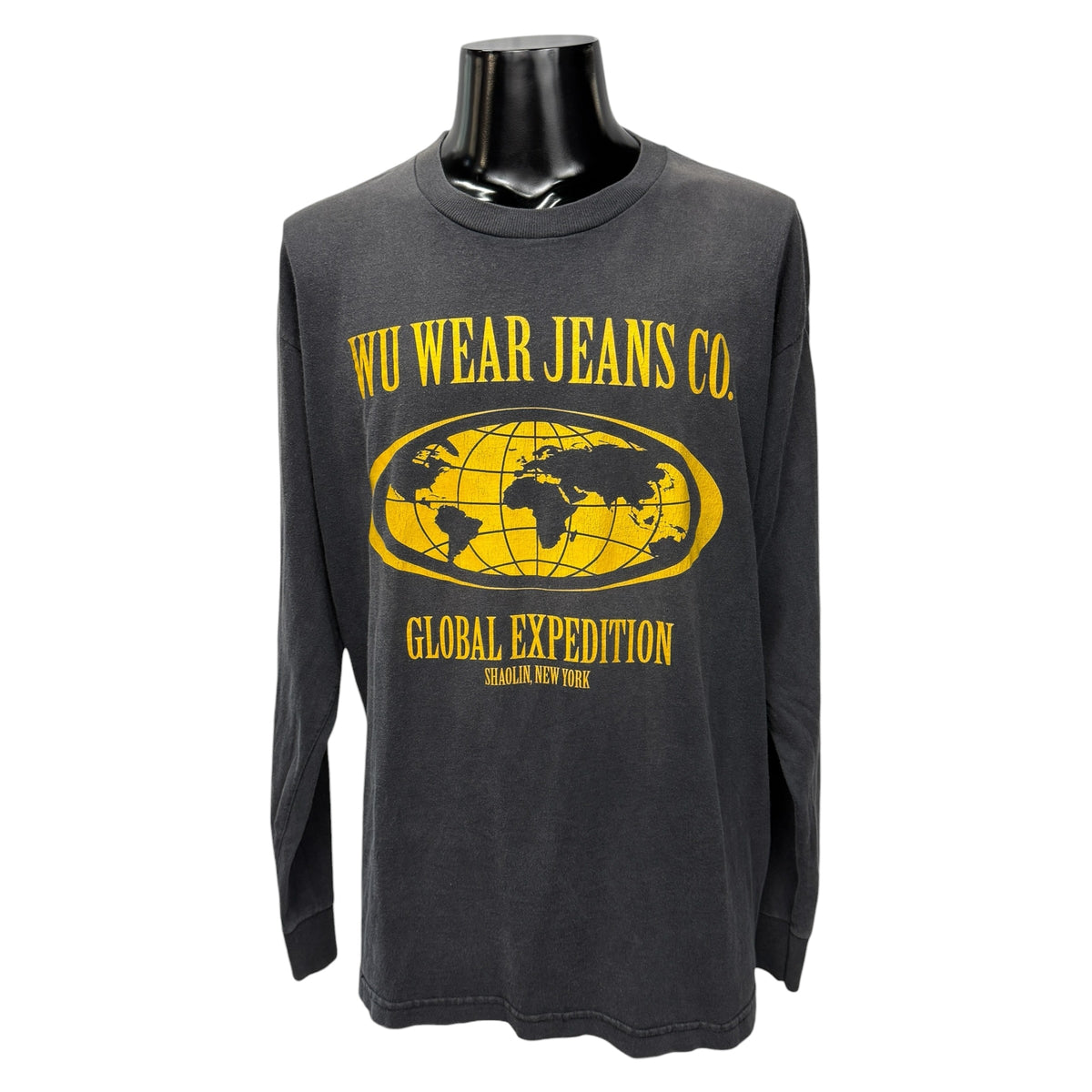 【WU TANG CLAN】ウータン・クラン "WU WEAR GLOBAL EXPEDITION" 90's Vintage ロングスリーブTシャツ