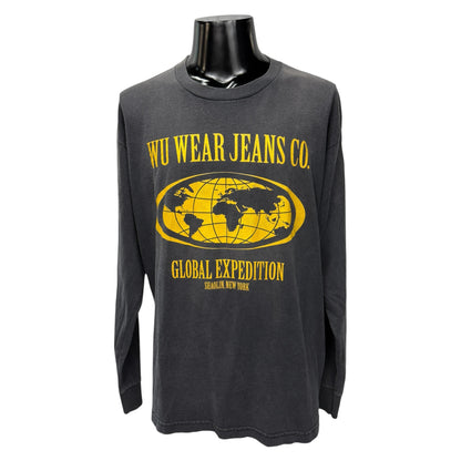 【WU TANG CLAN】ウータン・クラン "WU WEAR GLOBAL EXPEDITION" 90's Vintage ロングスリーブTシャツ
