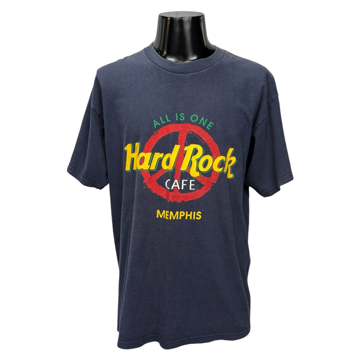 【HARD ROCK CAFE】ハードロックカフェ "MEMPHIS / PEACE MARK" 90's Vintage Tシャツ