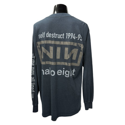 【NINE INCH NAILS】ナイン・インチ・ネイルズ  90's Vintage ロングスリーブTシャツ