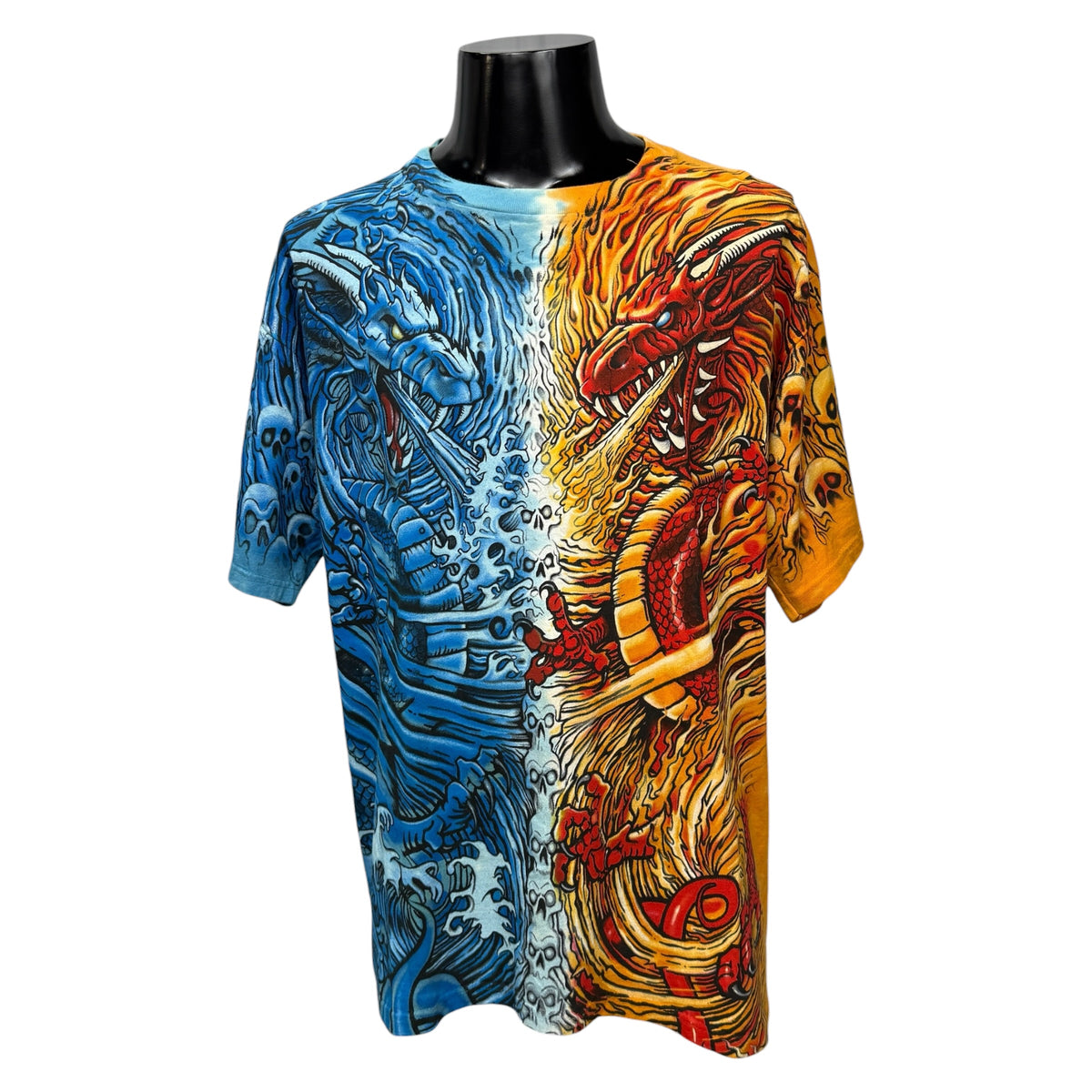 【LIQUID BLUE】リキッドブルー "FIRE & ICE DRAGON" 90's Vintage Tシャツ