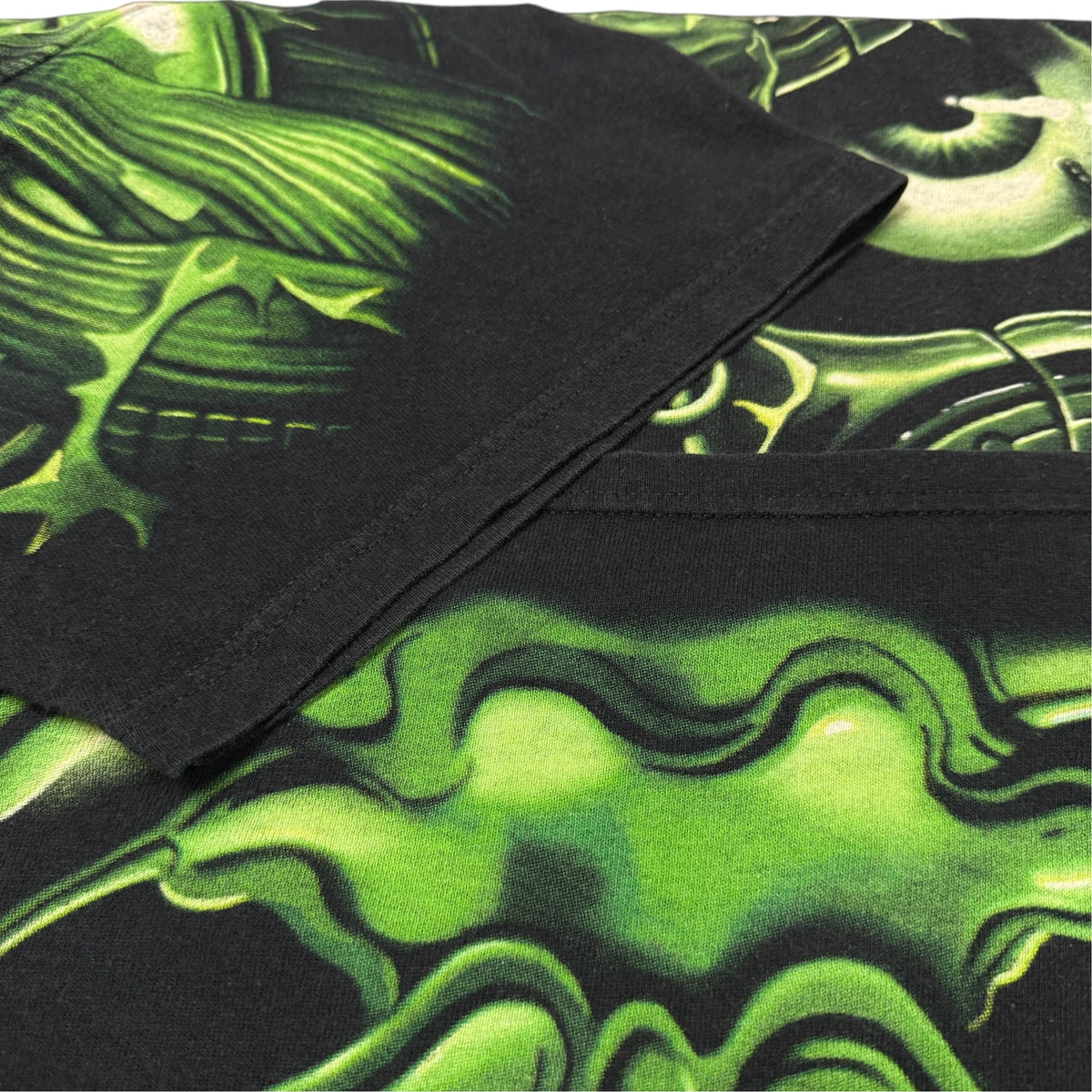 【LIQUID BLUE】リキッドブルー "GREEN SKULL" 90's Vintage Tシャツ