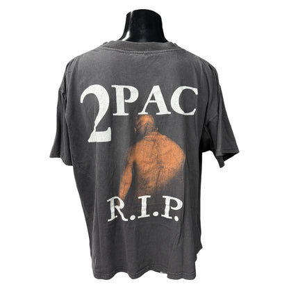 【2PAC】トゥーパック "ALL EYEZ ON ME / R.I.P." 90's Vintage 追悼Tシャツ