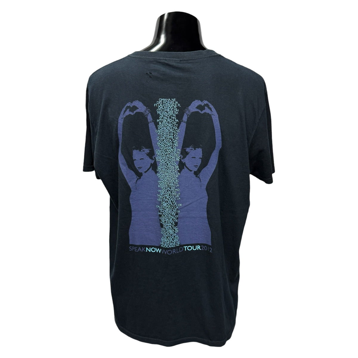 【TAYLOR SWIFT】テイラー・スウィフト "SPEAK NOW WORLD TOUR 2012" 00's Tシャツ