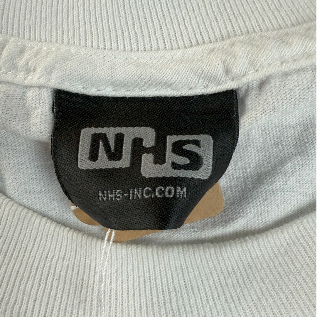 【INDEPENDENT】インディペンデント オレンジロゴプリントTシャツ（ホワイト）/ 90’s / NHSタグ / Lサイズ相当