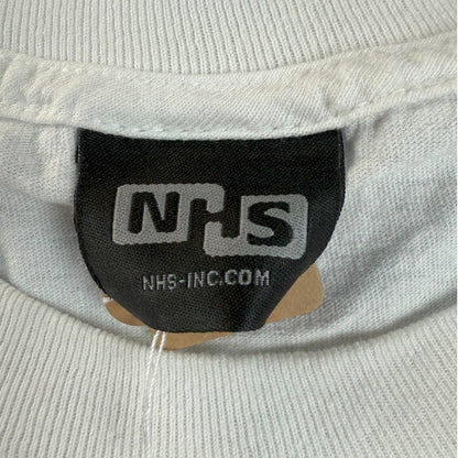 【INDEPENDENT】インディペンデント オレンジロゴプリントTシャツ（ホワイト）/ 90’s / NHSタグ / Lサイズ相当