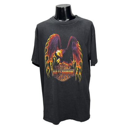 【HARLEY-DAVIDSON】ハーレーダビッドソン "EAGLE & FLAME" 90's Vintage Tシャツ