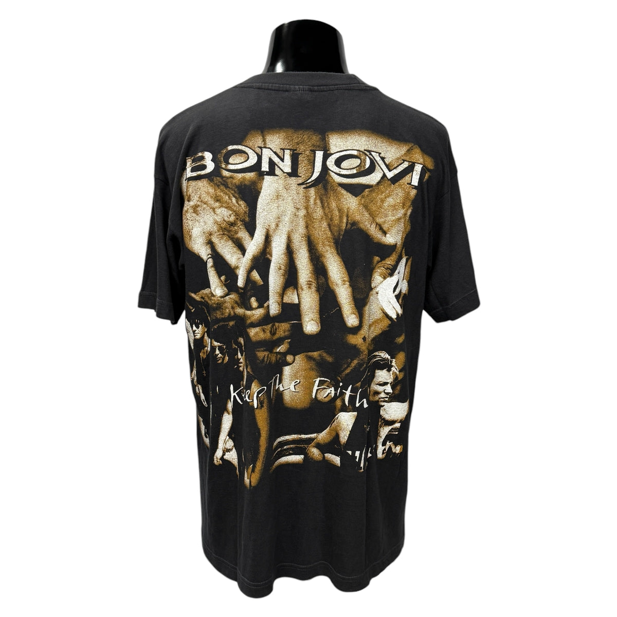 【BON JOVI】ボン・ジョヴィ "KEEP THE FAITH" 90's Vintage Tシャツ