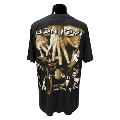 【BON JOVI】ボン・ジョヴィ "KEEP THE FAITH" 90's Vintage Tシャツ