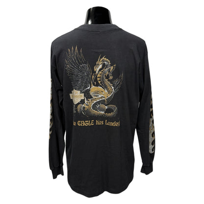 【HARLEY-DAVIDSON】ハーレーダビッドソン "The EAGLE has Landed" 90's Vintage ロンT