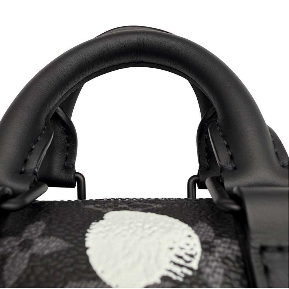 【LOUIS VUITTON】ルイヴィトン 草間彌生 キーポル・バンドリエール 25 2WAY ハンドバッグ ショルダーバッグ モノグラム・エクリプス