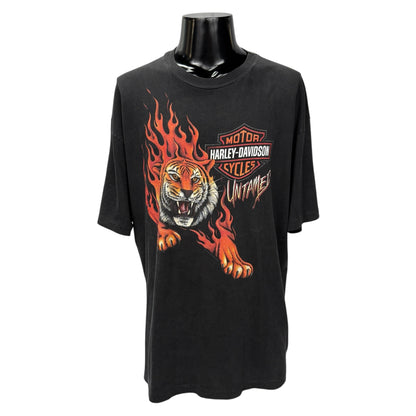 【HARLEY-DAVIDSON】ハーレーダビッドソン "UNTAMED" タイガー 90's Vintage Tシャツ