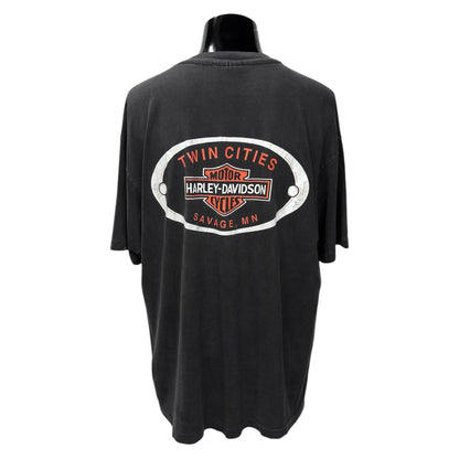 【HARLEY-DAVIDSON】ハーレーダビッドソン "UNTAMED" タイガー 90's Vintage Tシャツ