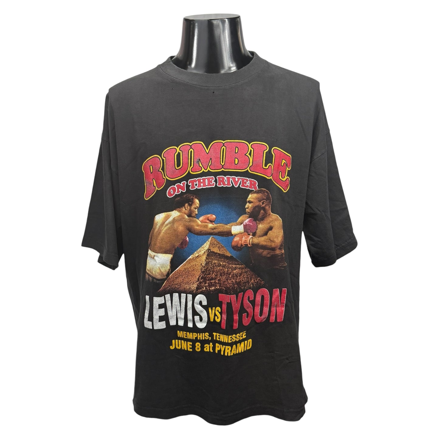 【TYSON vs LEWIS】タイソン vs ルイス "RUMBLE ON THE RIVER" 00's Y2K Vintage Tシャツ