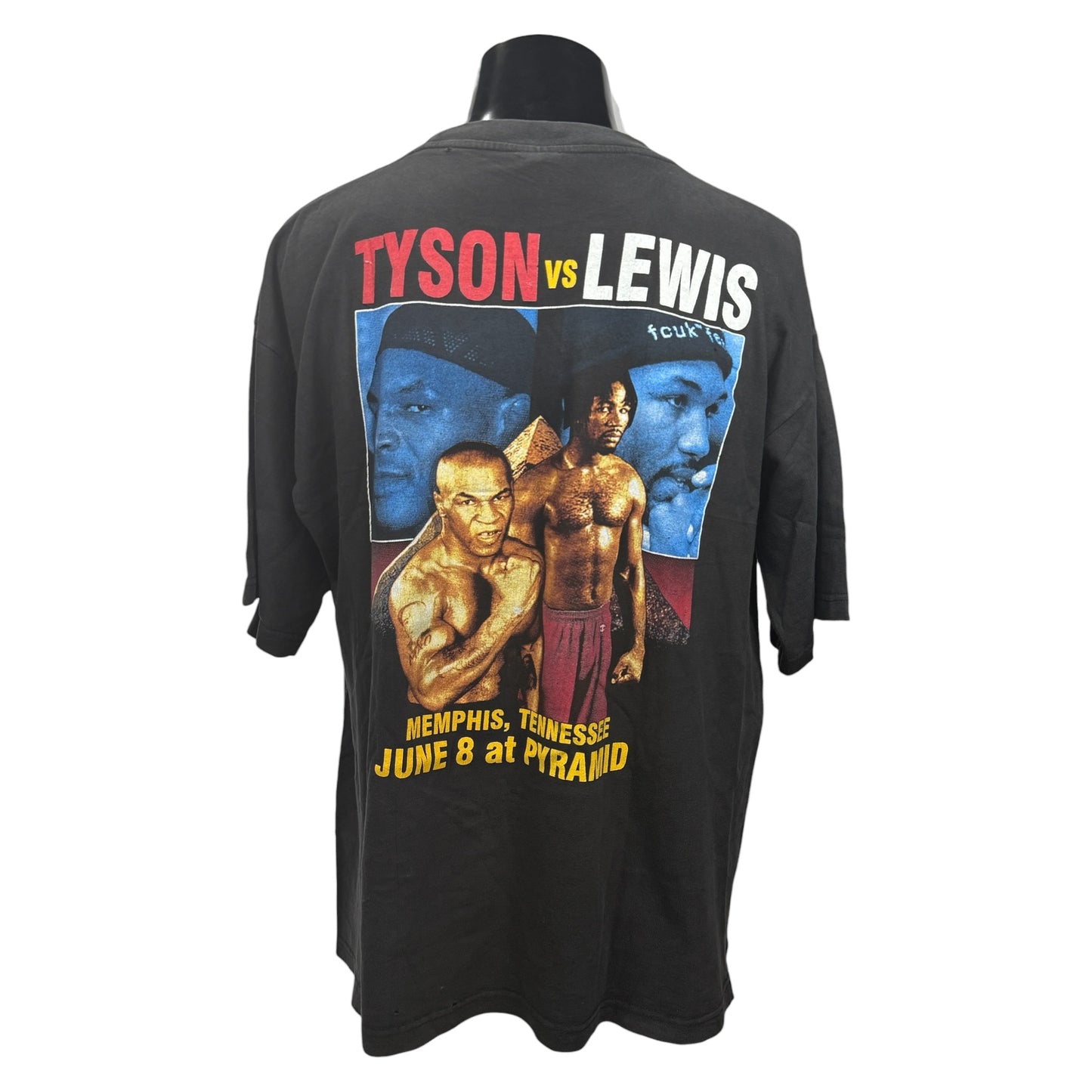 【TYSON vs LEWIS】タイソン vs ルイス "RUMBLE ON THE RIVER" 00's Y2K Vintage Tシャツ