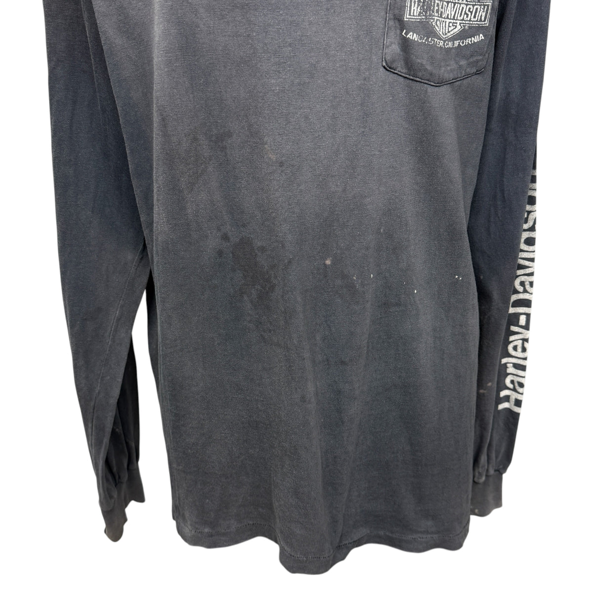 【HARLEY-DAVIDSON】ハーレーダビッドソン "REAL STEEL" 90's Vintage ロングスリーブTシャツ