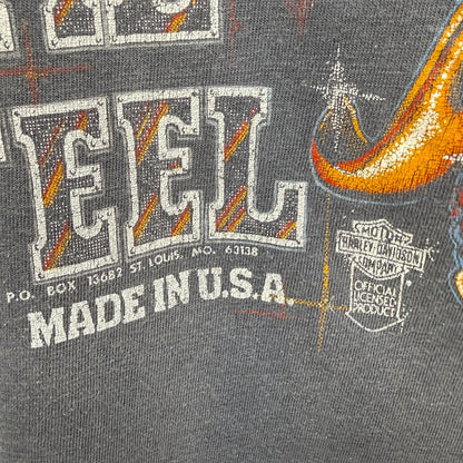 【HARLEY-DAVIDSON】ハーレーダビッドソン "REAL STEEL" 90's Vintage ロングスリーブTシャツ