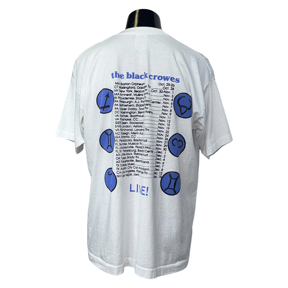 【THE BLACK CROWS】ブラッククロウズ THREE SNAKE AND CHARM TOUR Vintage Tシャツ XL