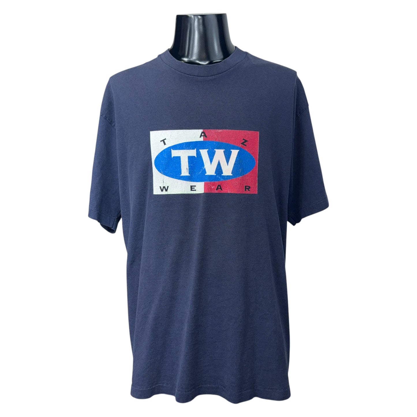 【LOONEY TUNES】ルーニーテューンズ  TAZ タズマニアンデビル バックプリント Vintage Tシャツ XL相当