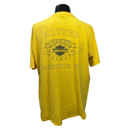 【HARLEY DAVIDSON】ハーレーダビットソン KUTTER JANESVILLE, WI 90’s Vintage Tシャツ