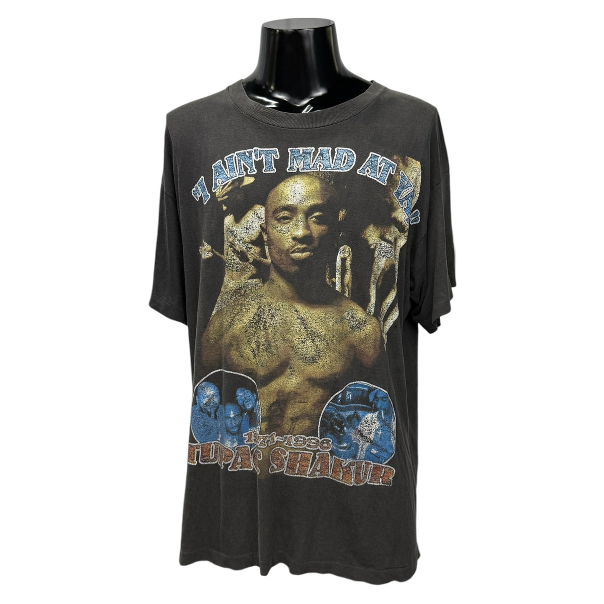 【2PAC】2パック "I AIN'T MAD AT YA!" 90's Vintage RAP Tシャツ