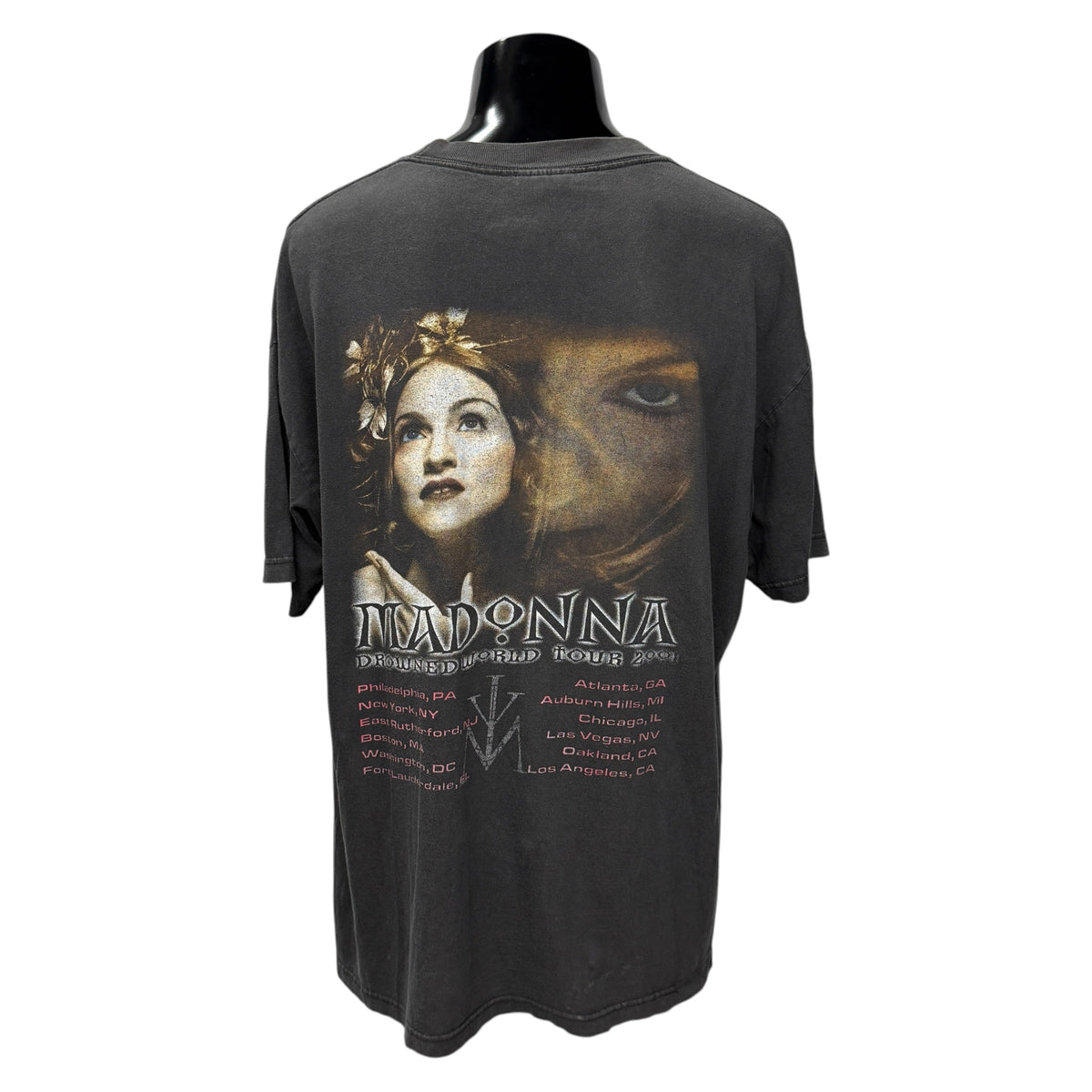 【MADONNA】マドンナ "DROWNED WORLD TOUR 2001" RAP Tシャツ