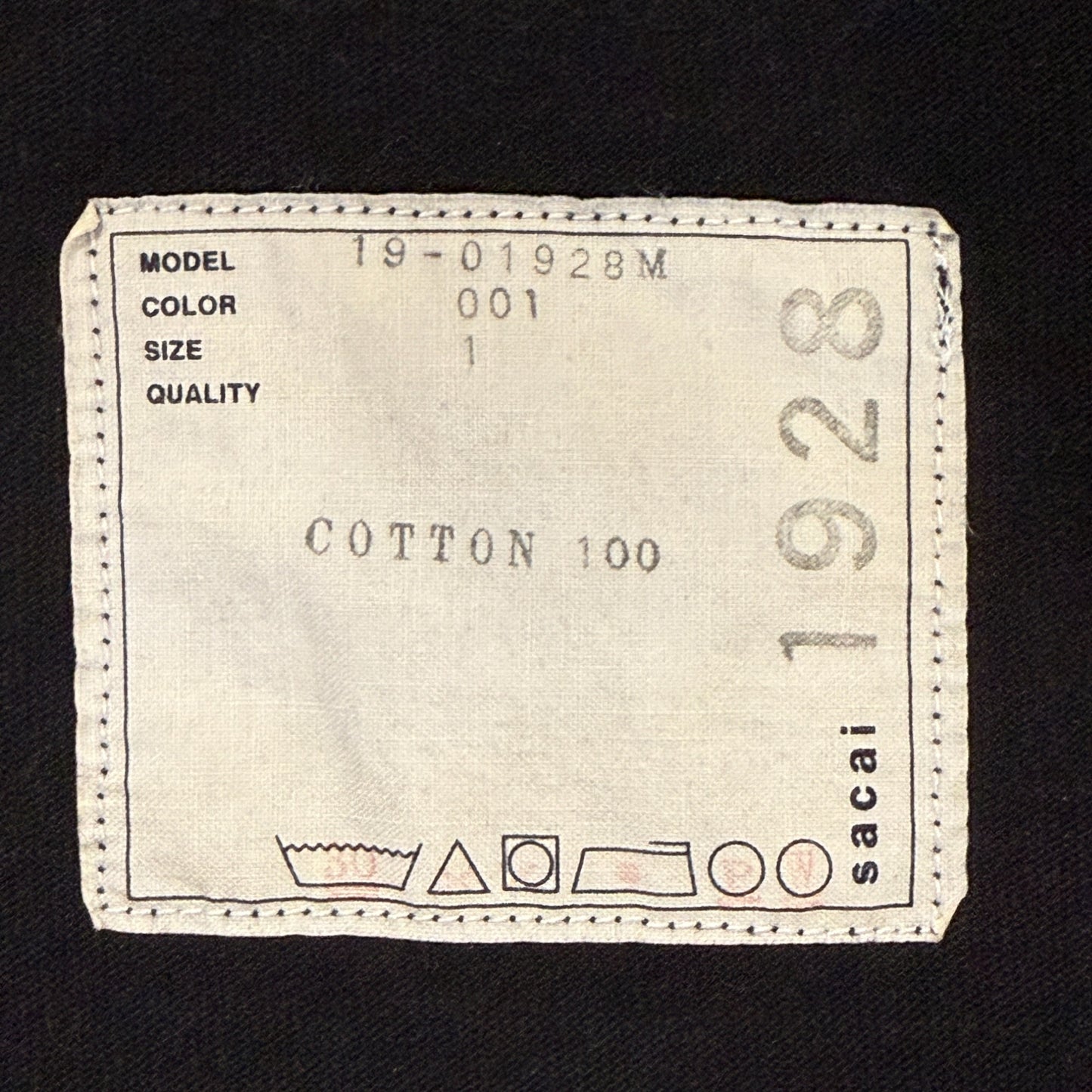 【sacai】サカイ Spring/Winter Tシャツ S相当