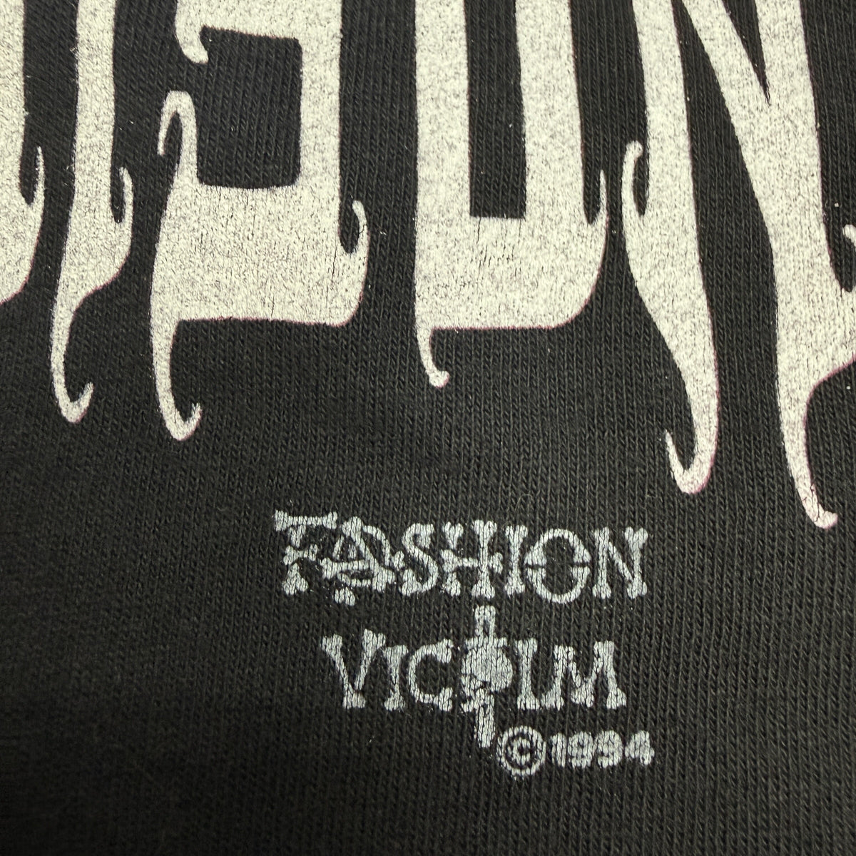 【FASHION VICTIM】ファッションヴィクティム "NAME YOUR POISON" 90's Vintage Tシャツ