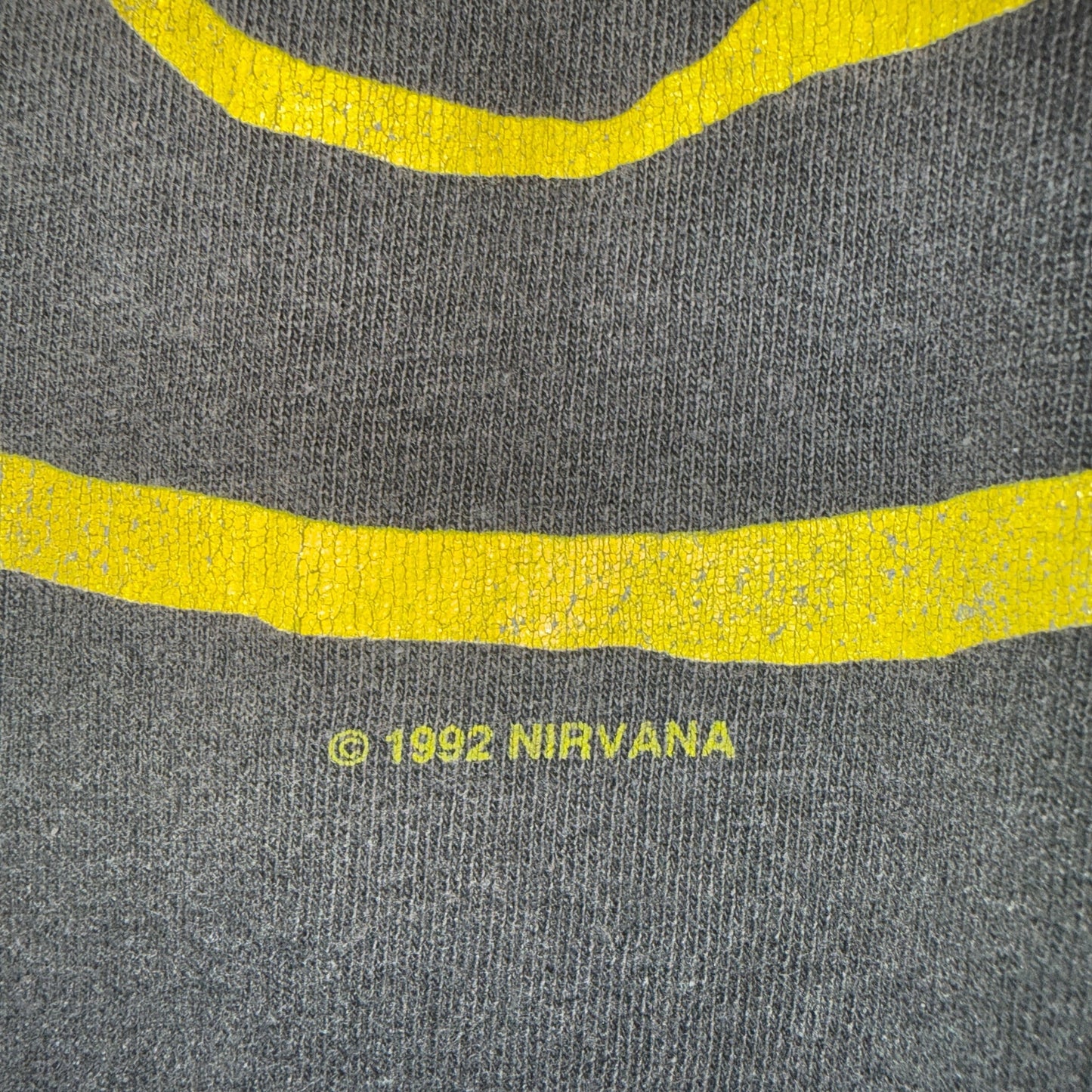 【NIRVANA】ニルヴァーナ "SMILE" USA製 Y2K Vintage Tシャツ
