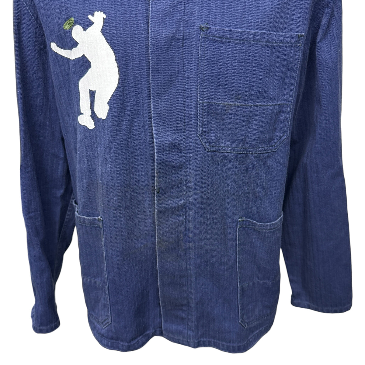 【UNION】ユニオン "HERRINGBONE WORK JACKET / UNION FAIT LA FORCE" ワークジャケット