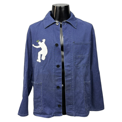 【UNION】ユニオン "HERRINGBONE WORK JACKET / UNION FAIT LA FORCE" ワークジャケット