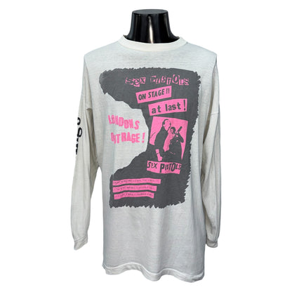 【SEX PISTOLS】セックス・ピストルズ "LONDON'S OUTRAGE" Vintage 長袖Tシャツ