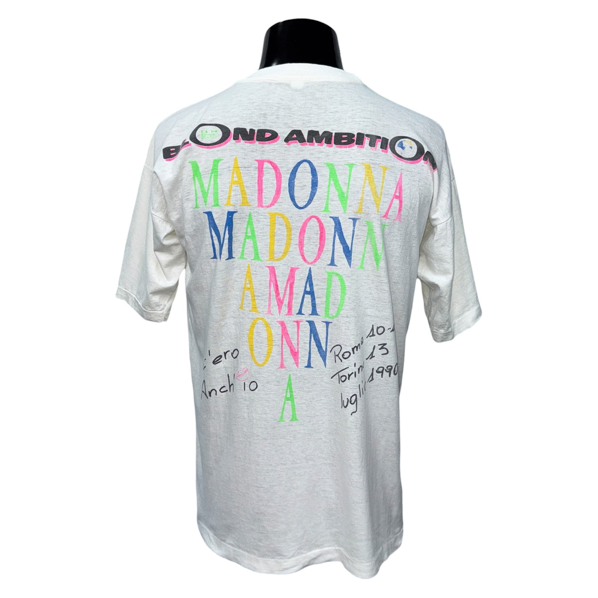 【MADONNA】マドンナ "BLOND AMBITION" 90's Vintage Tシャツ