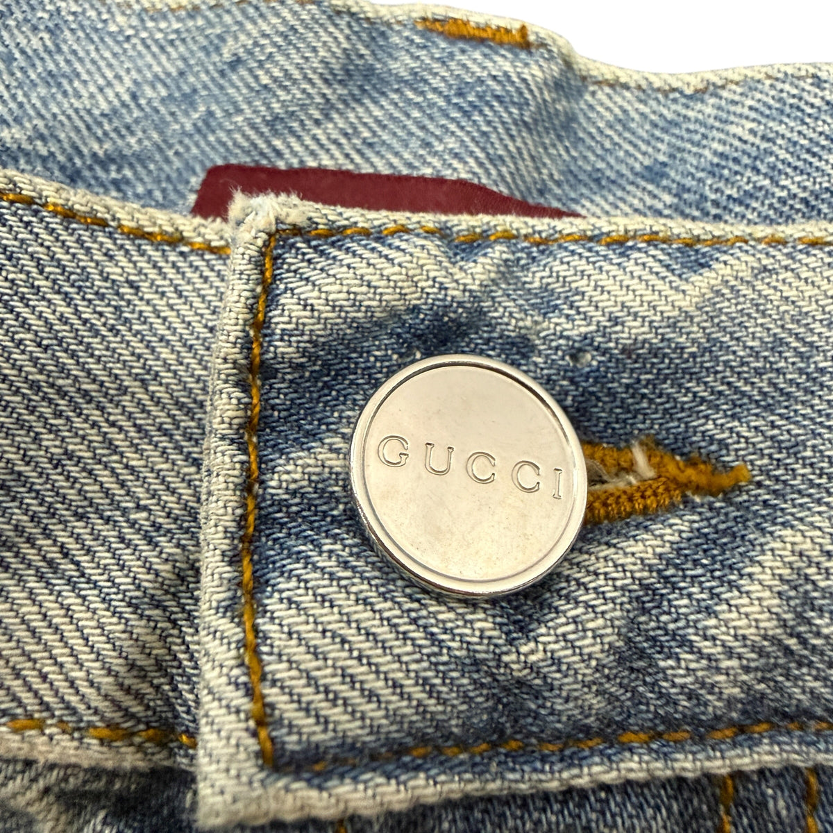 【GUCCI】グッチ パッチワーク デニムパンツ