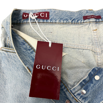 【GUCCI】グッチ パッチワーク デニムパンツ