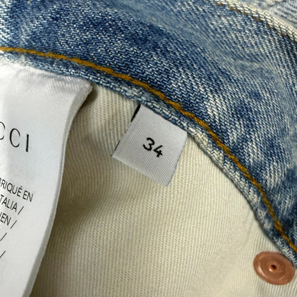 【GUCCI】グッチ パッチワーク デニムパンツ