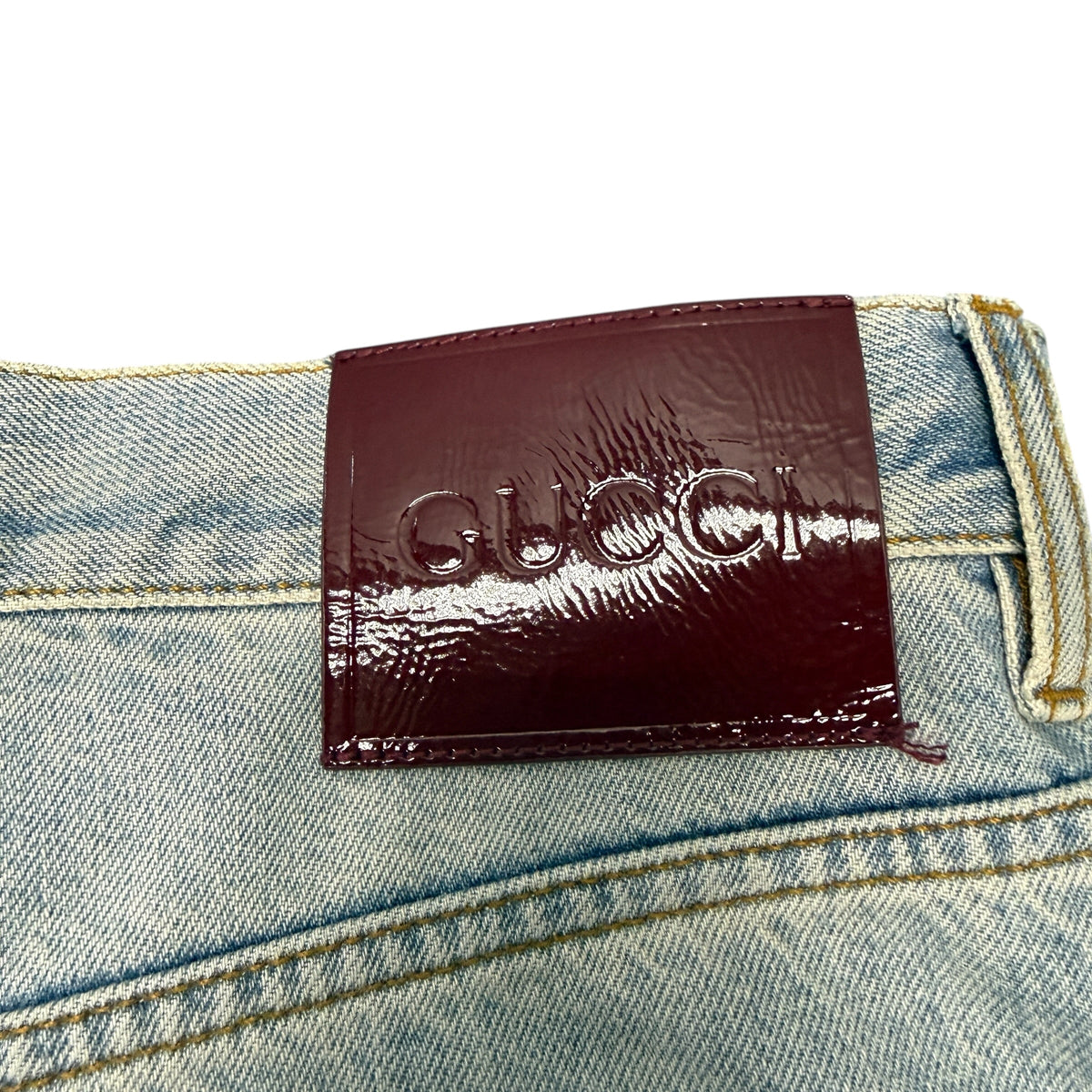 【GUCCI】グッチ パッチワーク デニムパンツ