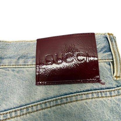【GUCCI】グッチ パッチワーク デニムパンツ