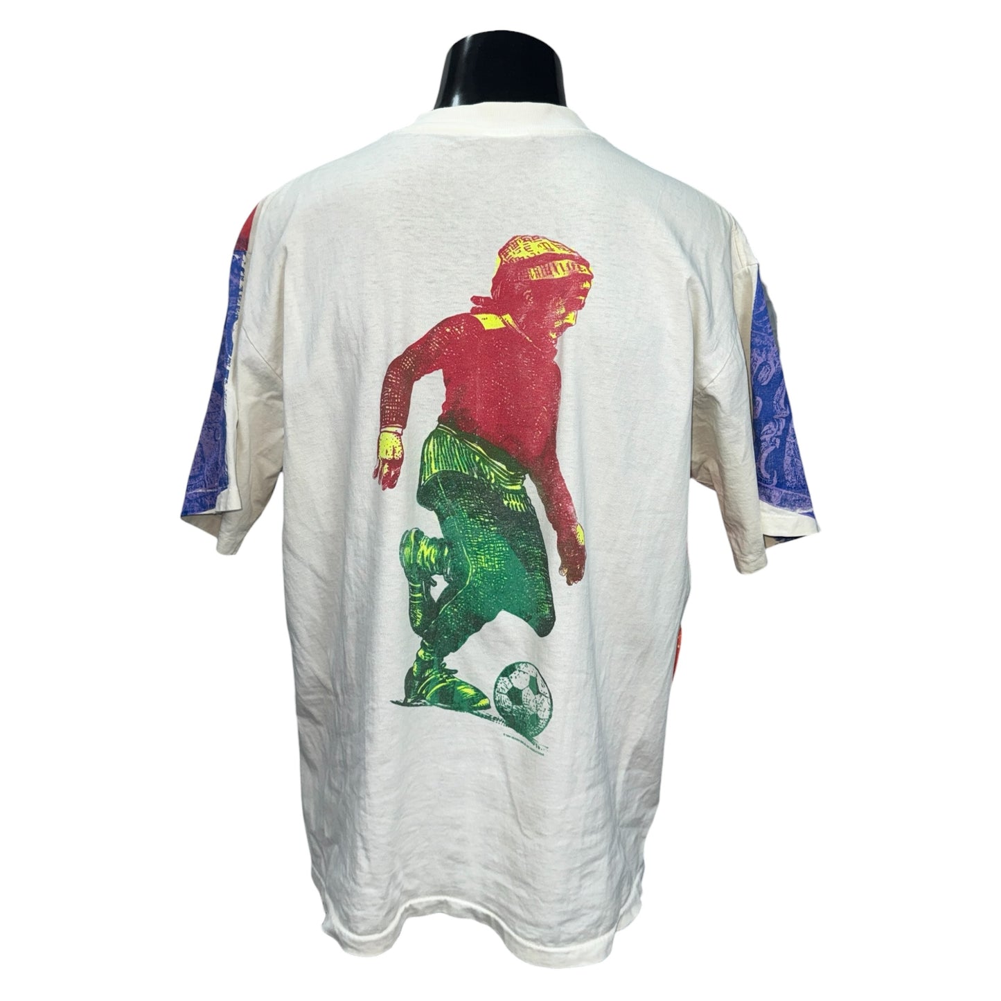 【BOB MARLEY】ボブ・マーリー カラーHeaven Smilesオーバープリント 90's Vintage Tシャツ