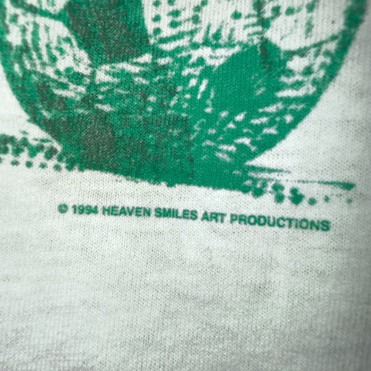 【BOB MARLEY】ボブ・マーリー カラーHeaven Smilesオーバープリント 90's Vintage Tシャツ