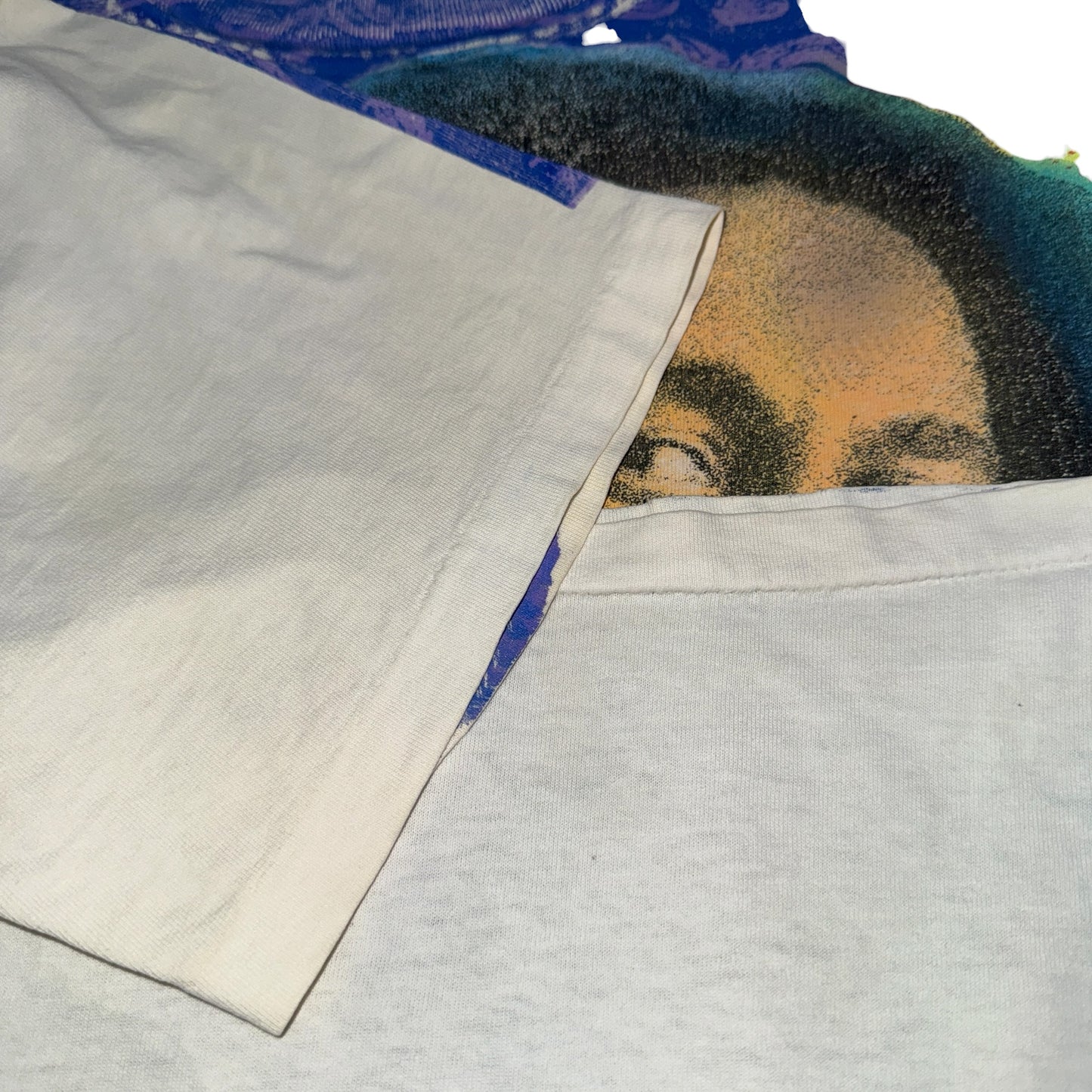 【BOB MARLEY】ボブ・マーリー カラーHeaven Smilesオーバープリント 90's Vintage Tシャツ